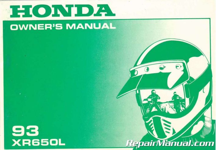 Honda XR650L shop manual