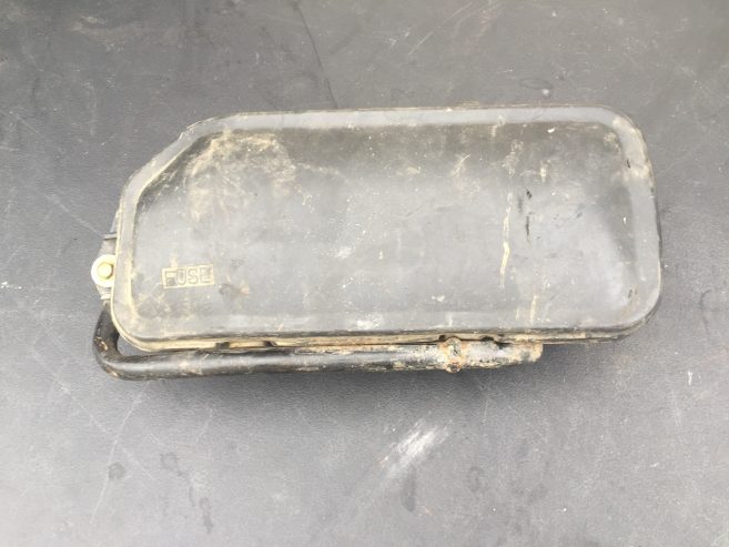 1998 Honda XR650L battery box.