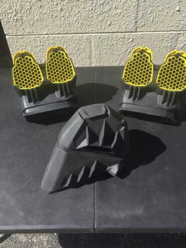 Can-am Maverick Oem snorkels- yellow.