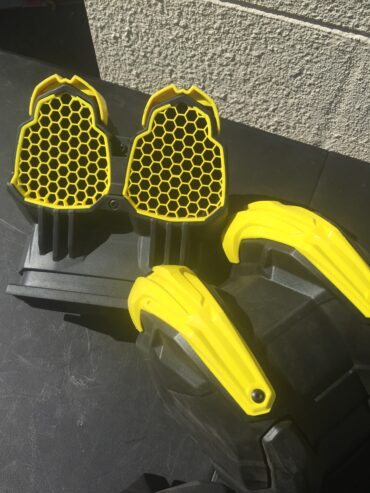 Can-am Maverick Oem snorkels- yellow.