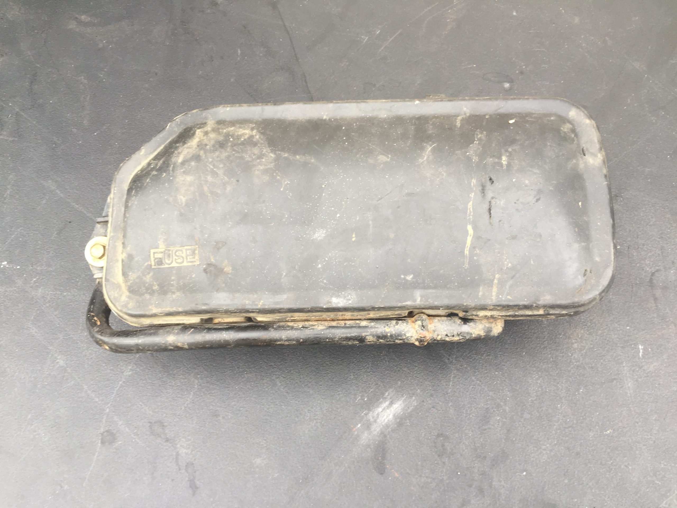 Honda xr650L Battery box and bracket.