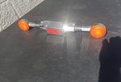 2000 Suzuki Intruder 1500 rear flashers and reflective.