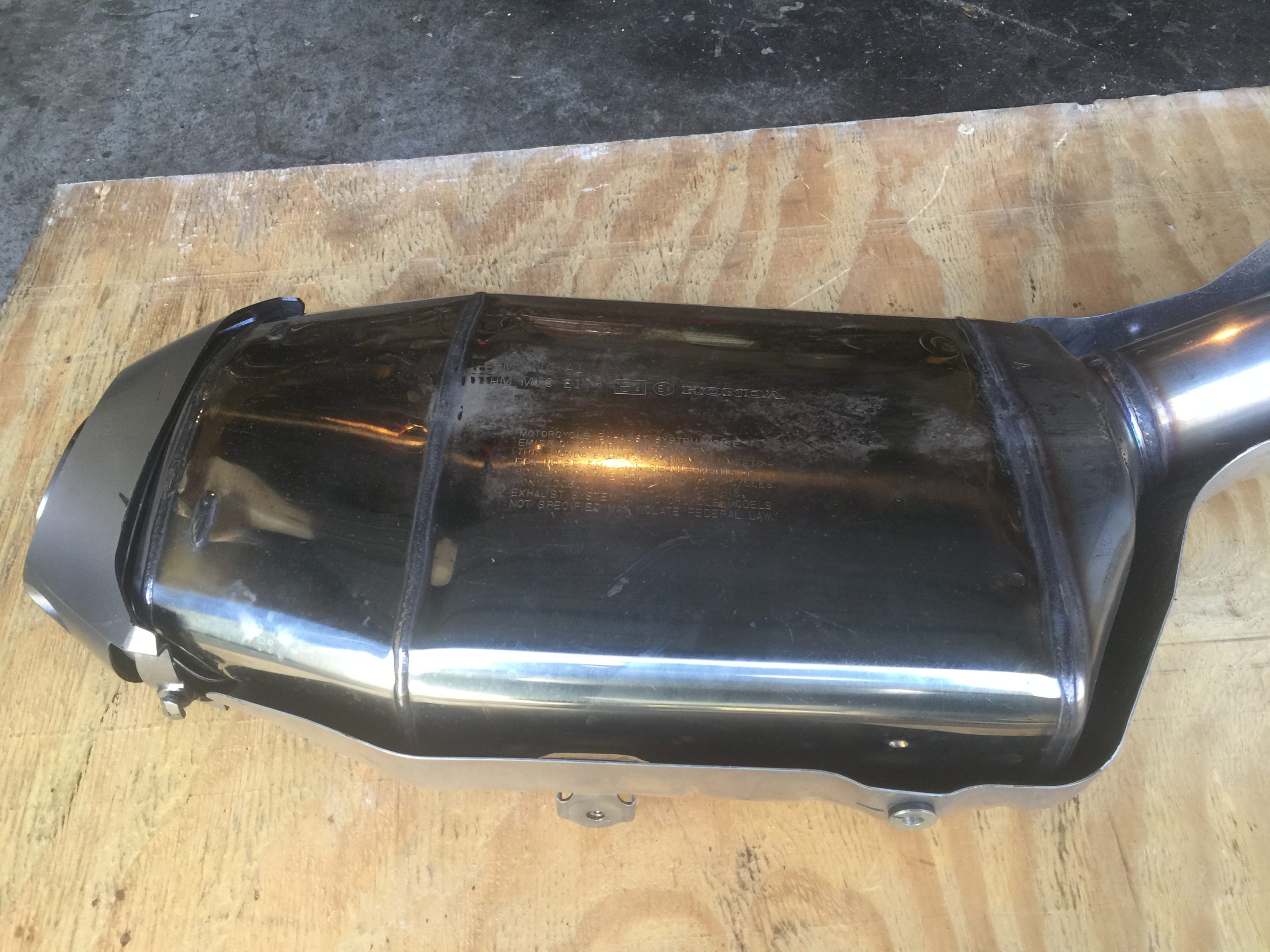 Honda cbr 600 exhaust.